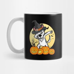 Dabbing Husky Dab Dance Funny Dog Halloween Mug